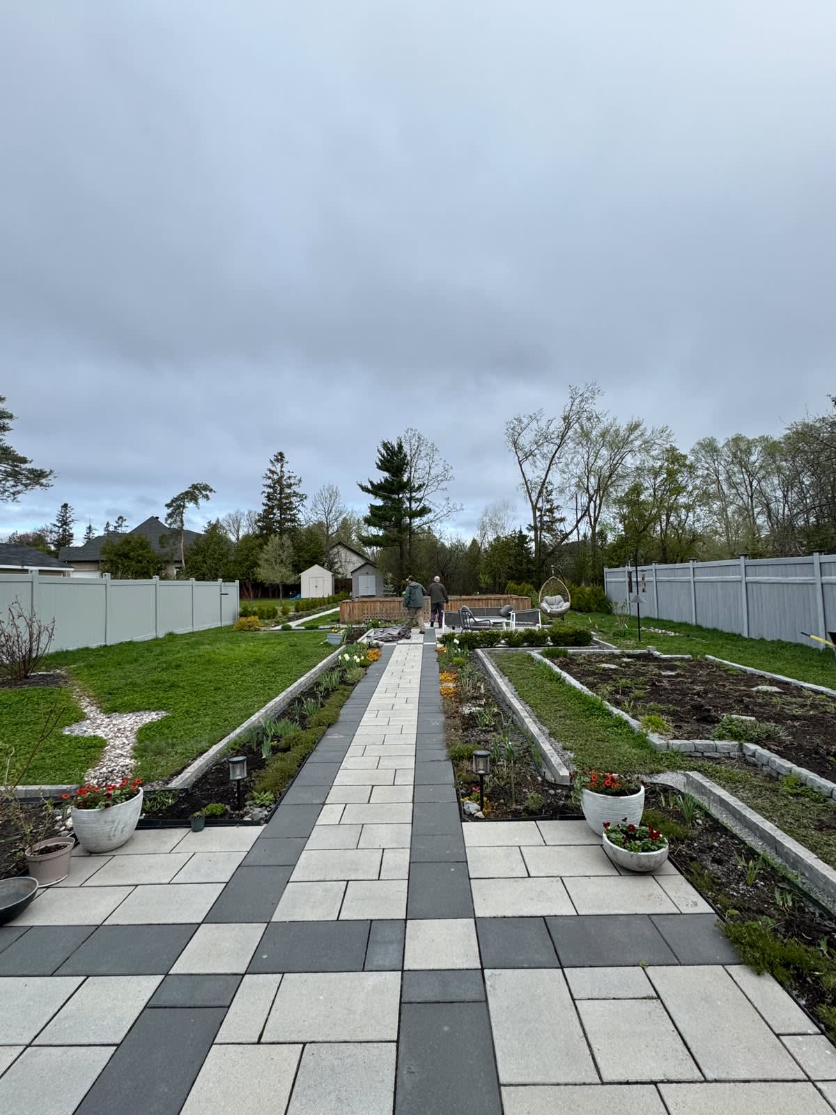 Patio seating area